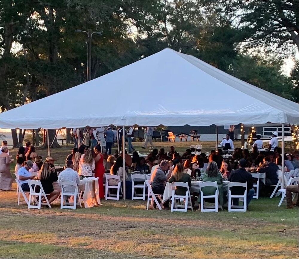 Live outdoor event at Cox Landing